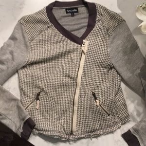 Splendid Cropped Asymmetrical Jacket